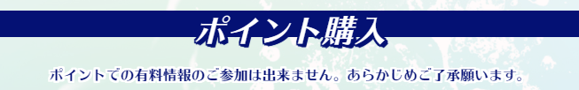 悪徳競艇予想サイト　【舟生】のポイント購入画面